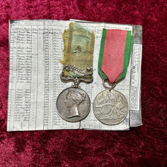 Victorian Crimean Campaign Medals 1